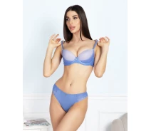 Придбати - жіночий комплект білизни  Комплект ISSA PLUS BL2-163 80C/L блакитно-