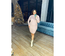 Придбати - повсякденну сукню  Fashions В'язана сукня Олівія Fashions 52 пудра (232-нс)