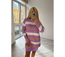 Придбати - повсякденну сукню  Fashions В'язана сукня Джулія Fashions 44-50 бузок (238-нс)