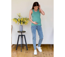 Придбати - джинси для вагітних  Джинси для вагітних WOW MOM Fit Блакитні XXXL (1_3580) (1_3580_46)