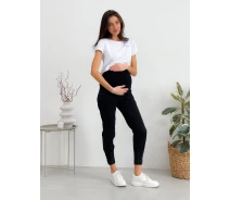 Придбати - джинси для вагітних  Джинси для вагітних WOW MOM FIT SM Чорні (1_5013) (1_5013_Bk_SM)