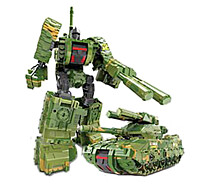 Придбати - іграшку-робота  Трансформер "Військова техніка" A-Toys 339-85, 15 см (Танк Хакі)