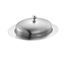 Придбати - предмет сервировки  Маслянка овальна Gipfel STERN 19,6 х13, 6х6, 7 см нержавіюча сталь 9356