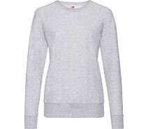 Придбати - жіночий світшот  Світшот Fruit of the Loom Lightweight Raglan Sweat Ladies Сірий Меланж М (062146094M)