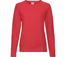 Придбати - жіночий світшот  Світшот Fruit of the Loom Lightweight Raglan Sweat Ladies Червоний XS (062146040XS)
