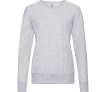 Придбати - жіночий світшот  Світшот Fruit of the Loom Lightweight Raglan Sweat Ladies Сірий Меланж XS (062146094XS)