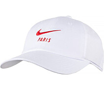 Придбати - дитячу бейсболку  Бейсболка підліткова Nike PSG Y NK DF H86 CAP біла DH2509-100