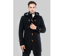 Придбати - чоловіче пальто  Пальто Sun's House & Di'key Duffle coat зріст: 176 розмір: 52 Темно-синій K-098 (4820980740750)
