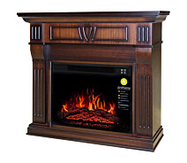 Придбати - електрокамін  Електрокамін з порталом ArtiFlame BEETHOVEN AF23S МАХАГОН КОРИЧНЕВИЙ АНТИК (зі звуком)
