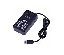 Придбати - кардрідер  Хаб концентратор Home Fest Digital USB 2.0 hub на 7 портів P-1602 Чорний (95500)