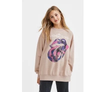 Придбати - дитячий світшот  Світшот для дівчинки оверсайз H&M 146-152 бежевий розмір 1081566006