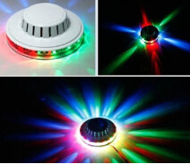 Придбати - прожектор  LED прибор HOT TOP WALLSUN 48 цветных мигающих по кругу лучей