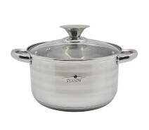 Придбати -  Каструля з кришкою інд.дно "Line" Stenson MH-2982 4.7л 22*12.5см