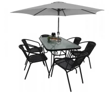 Придбати - комплект садових меблів  Комплект садових меблів Kontrast Garden Boston Black-6GR