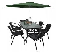 Придбати - комплект садових меблів  Комплект садових меблів Kontrast Garden Boston Black-6G