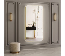 Придбати - зеркало  Дзеркало в металевій рамі StudioGlass BASIC SERIES REPULSE gold 100 х 70 см 