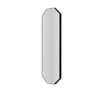 Придбати - зеркало  Дзеркало в металевій рамі StudioGlass DESIGN SERIES AMETHYST black 150 х 50 см