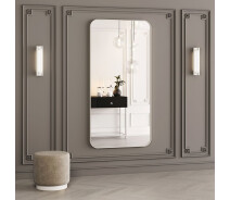 Придбати - зеркало  Дзеркало в металевій рамі StudioGlass BASIC SERIES BRITANNIC white 100 х 70 см 