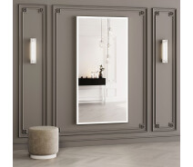 Придбати - зеркало  Дзеркало в металевій рамі StudioGlass BASIC SERIES YORK white 100 х 70 см 