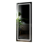 Придбати - зеркало  Дзеркало в металевій рамі StudioGlass ALUMINIUM SERIES ELARA black 180 х 70 см 