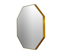 Придбати - зеркало  Дзеркало в металевій рамі StudioGlass DESIGN SERIES AMETHYST SQ 8 gold 70 х 70 см 