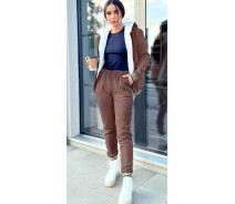 Придбати - жіночий спортивний костюм  Fashions Костюм жіночий на хутрі Nord Fashions 42-44 капучино (7916-фг)
