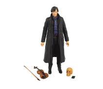 Придбати - подарок для геймеров  Колекційна фігурка Шерлок Холмс Sherlock Holmes з черепом 14cм