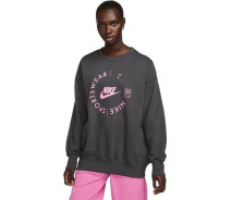Придбати - жіночий світшот  Жіночий світшот Nike W NSW FLC OS CREW PRNT SU сірий FD4234-060 Розмір XS