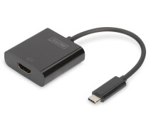 Придбати - кардрідер  Digitus Адаптер USB-C - HDMA UHD 4K, M/F, 0.15 m (DA-70852-e)