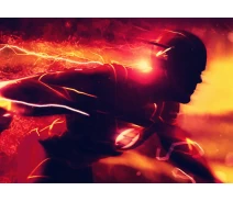 Придбати - подарок для геймеров  Картина GeekLand The Flash Флеш фан арт 60х40см TF 09.035