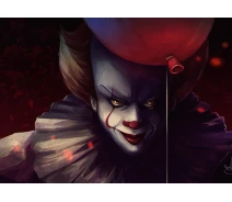 Придбати - подарок для геймеров  Картина GeekLand IT Pennywise the Dancing Clown Воно Пеннівайз Клоун танцювальний 60х40 IT.03.23