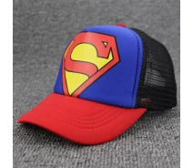 Придбати -  Дитяча кепка Тракер Супермен (Superman) з сіточкою Синя, Унісекс