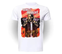 Придбати - подарок для геймеров  Футболка GeekLand Анархія сини Sons of Anarchy guns SA.01.007.439