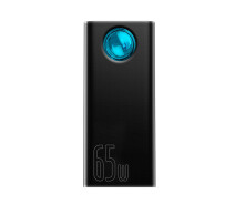 Придбати - універсальну мобільну батарею  Power Bank УМБ BASEUS Amblight Digital Display Fast Charge 30000mAh 4USB/Type-C/Lightning 65W/5A PD/QC PPLG000101 black