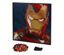 Придбати - дитячий конструктор  Блоковий конструктор lego art залізна людина зі студії marvel (31199)