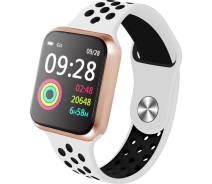 Придбати - смарт-годинник  Смарт-годинник Lemfo F8 (White-Black, корпус Gold)