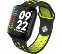 Придбати - смарт-годинник  Смарт-годинник Lemfo F8 (Gray-Yellow, корпус Silver)