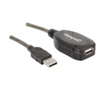 Придбати - кабель та перехідник  Дата кабель USB 2.0 AM/AF 10.0m Manhattan (150248)
