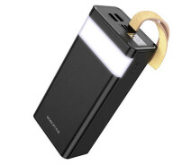 Придбати - універсальну мобільну батарею  Повербанк 30000mAh УМБ Power Bank BOROFONE Coolmy BJ18A з лампою Black (019260)