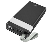 Придбати - універсальну мобільну батарею  Power bank Hoco J73 30000 mAh портативная батарея повербанк с фонариком 2хUSB Black