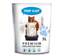 Придбати - наполнитель для туалетов  Наповнювач для котячого туалету Top Cat premium 480101 силікагелевий 5 л