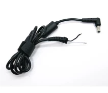 Придбати - кабель та перехідник  DC кабель (5.5 * 2.5) для ASUS, Lenovo, Toshiba (120W, 135W, 150W, 180W) L-Type. Від блока живлення до ноутбука.