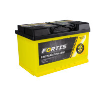 Придбати - автомобільний акумулятор  Акумулятор Fortis 75 Ah/12V "0" (+ праворуч)