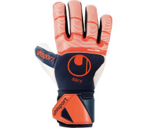 Придбати - воротарську рукавичку  Воротарські рукавички Uhlsport SOFT HN COMP темно-синьо-жовтогарячі 1011220 01 Розмір 7.5