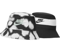 Придбати - дитячу панамку  Панама двостороння підліткова Nike Y NK BUCKET SSNL чорно-біла DQ9922-010