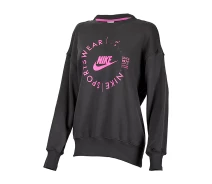 Придбати - жіночий світшот  Світшот жіночий Nike W NSW FLC OS CREW PRNT SU Сірий M (FD4234-060)