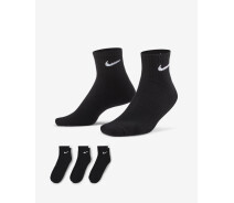 Придбати - чоловічу шкарпетку  Шкарпетки 3шт U NK EVERYDAY CUSH ANKLE 3PR SX7667-010 Nike S Чорний