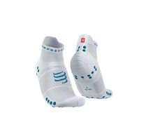 Придбати - чоловічу шкарпетку  Спортивні безшовні шкарпетки Pro Racing Socks V4.0 Run Low, White/Fjord Blue, T3 (41-44)