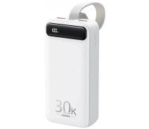 Придбати - універсальну мобільну батарею  Портативне зарядне УМБ Power Bank REMAX Bole RPP-522 22. 5W 30000mAh QC лампа білий