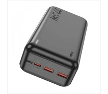 Придбати - універсальну мобільну батарею  Power Bank УМБ портативне зарядне Hoco J101B Astute 22. 5W 30000mAh 2xUSB/Type-C чорний